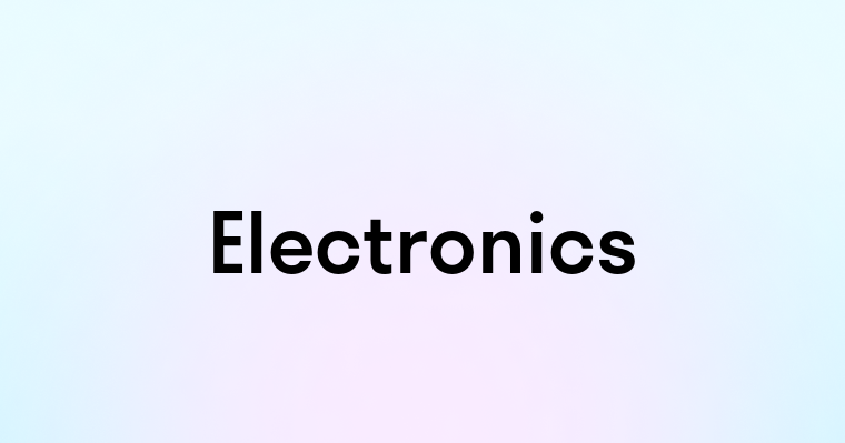 Electronics