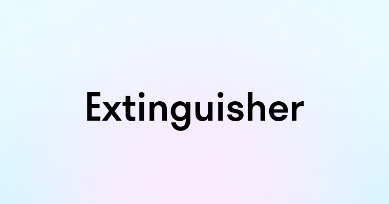 Extinguisher