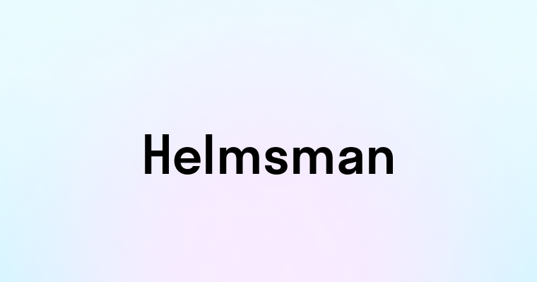 Helmsman