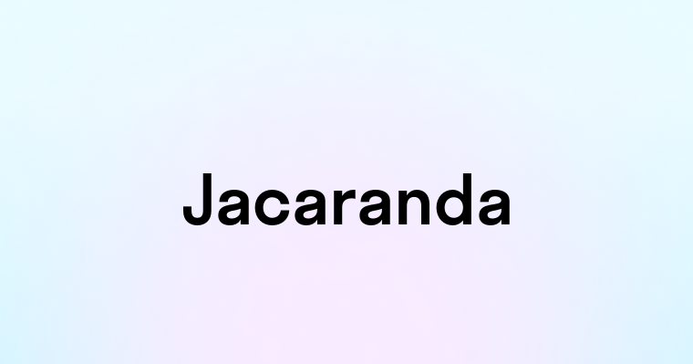 Jacaranda