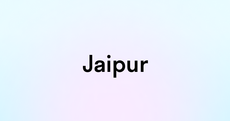 Jaipur