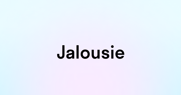 Jalousie