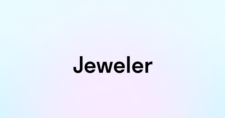 Jeweler