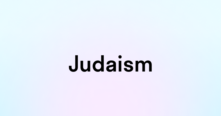 Judaism