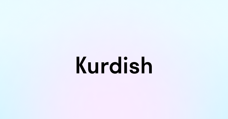 Kurdish