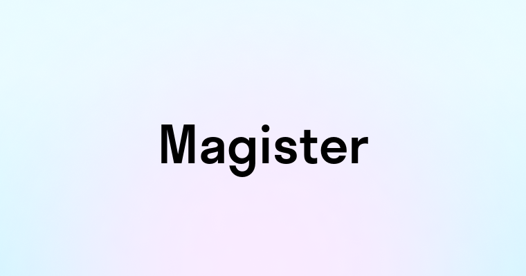 Magister