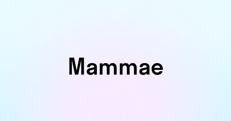 Mammae