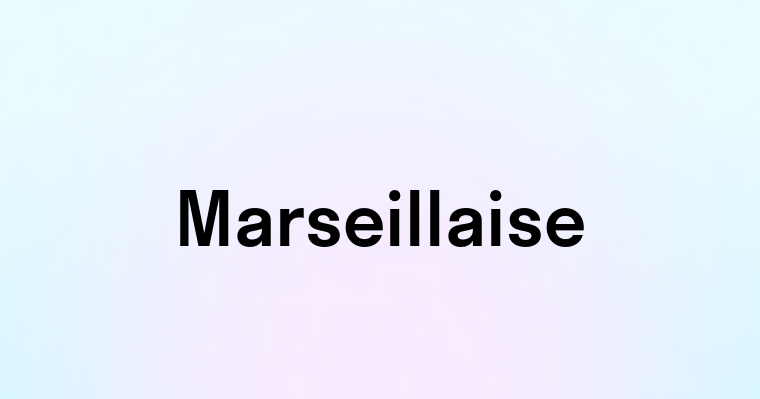 Marseillaise