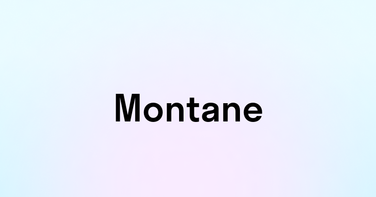 Montane