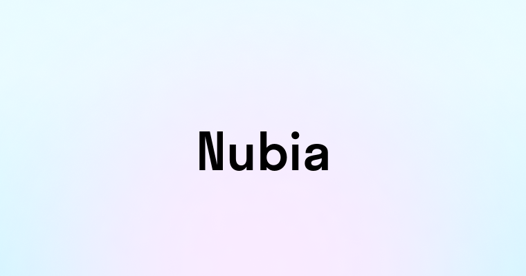 Nubia