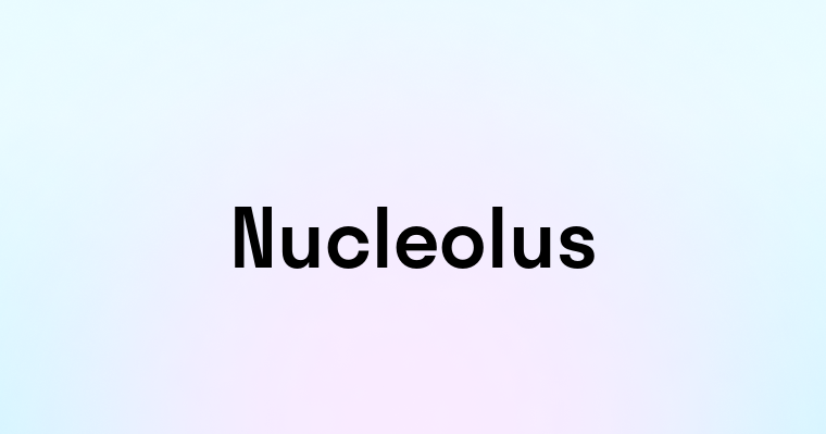 Nucleolus