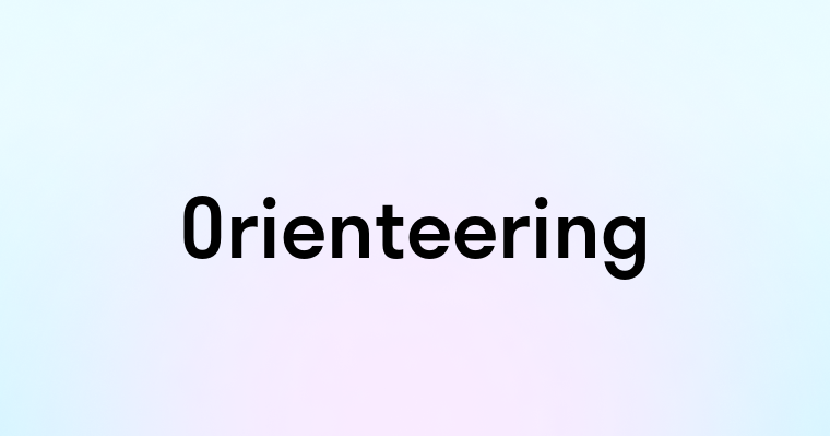 Orienteering