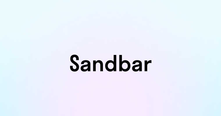 Sandbar