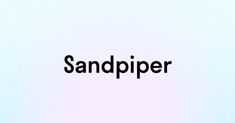 Sandpiper