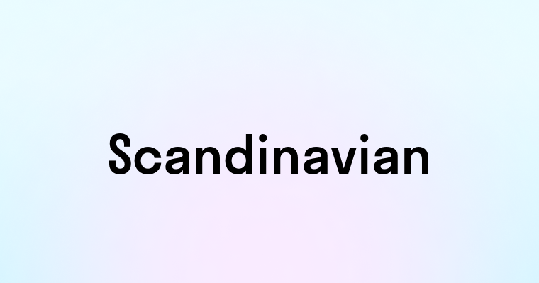 Scandinavian