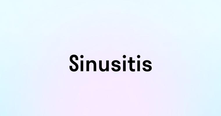 Sinusitis