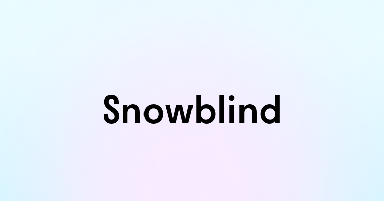 Snowblind