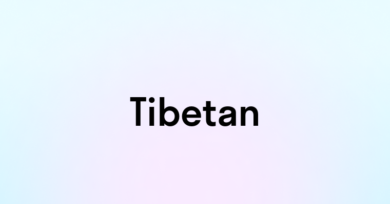 Tibetan