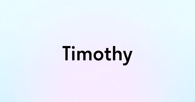 Timothy