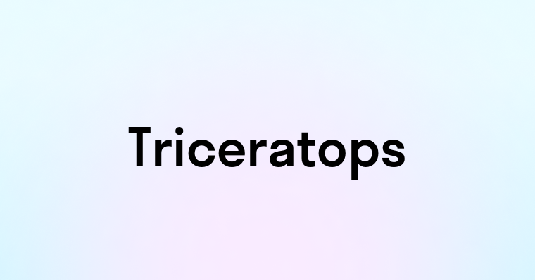 Triceratops