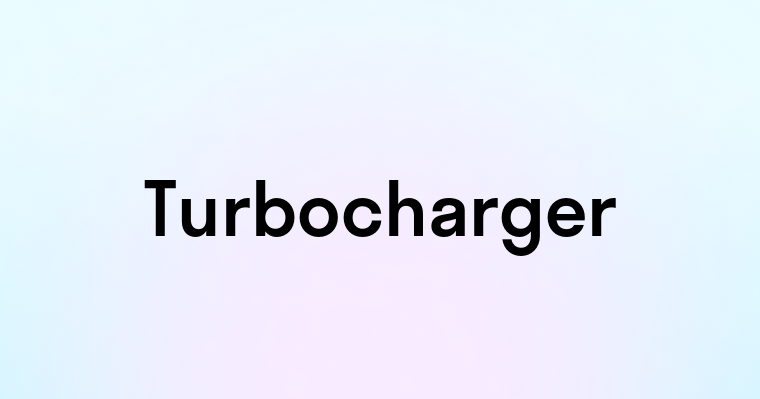 Turbocharger