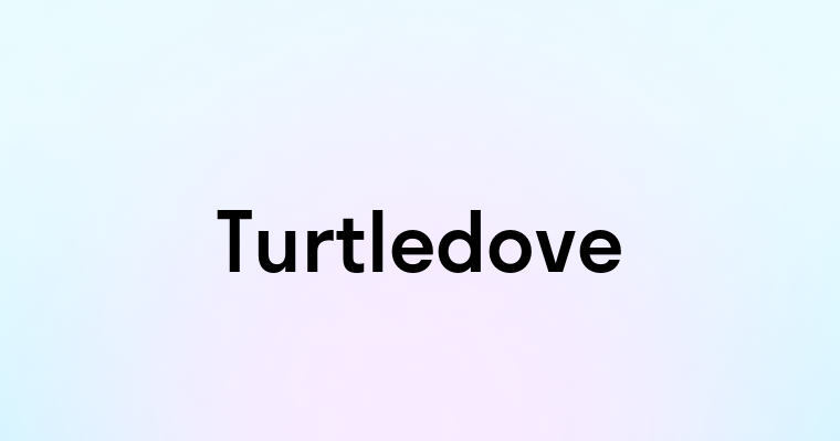 Turtledove