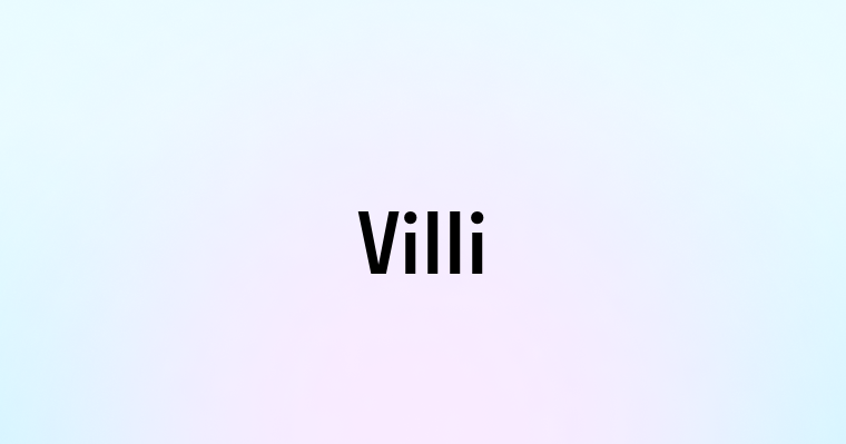 Villi