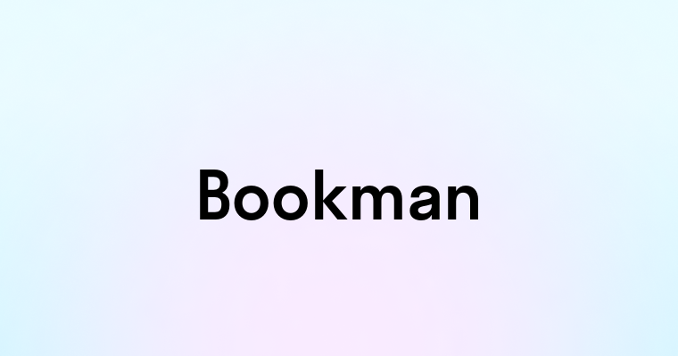 Bookman