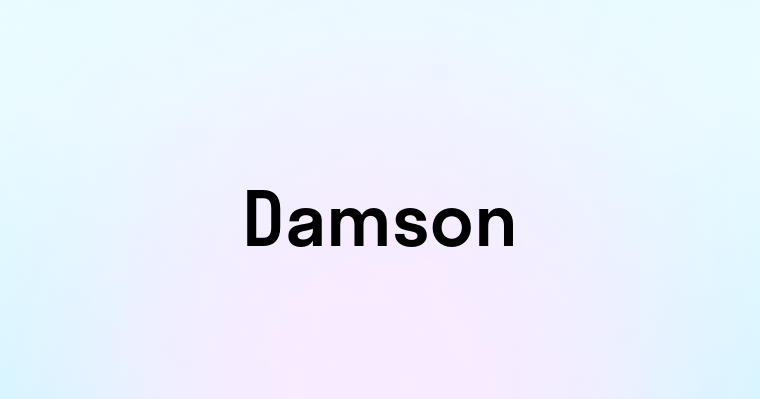 Damson