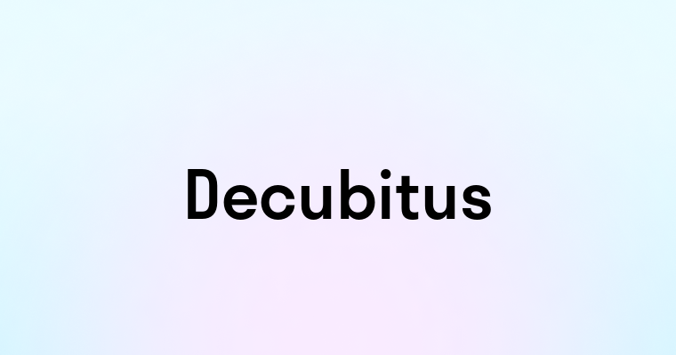 Decubitus