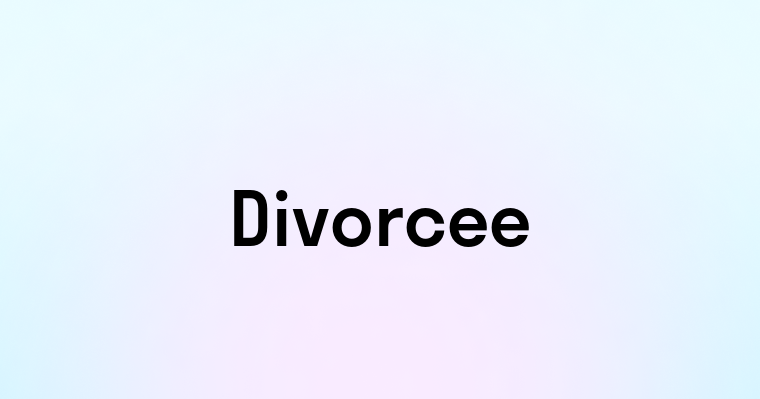 Divorcee