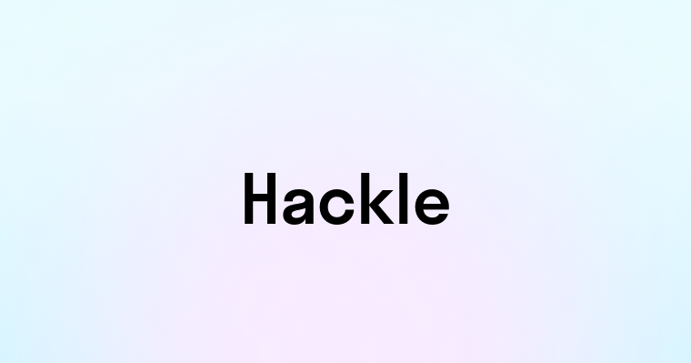 Hackle