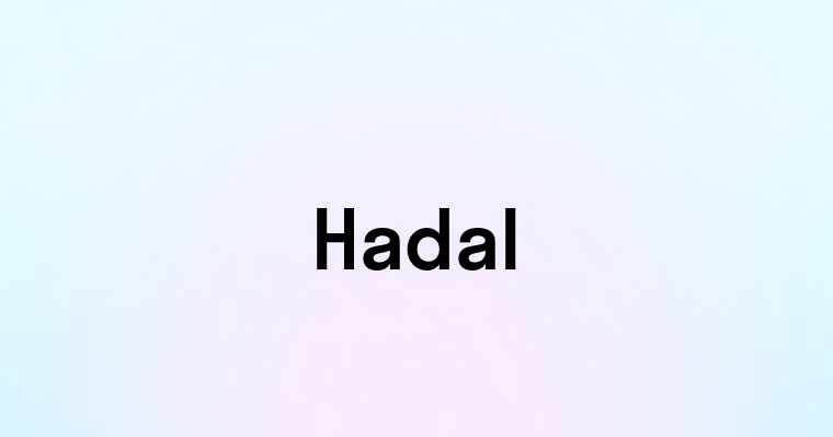 Hadal