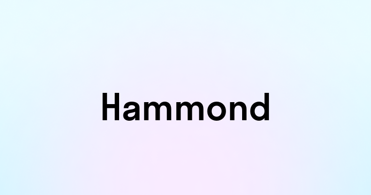 Hammond