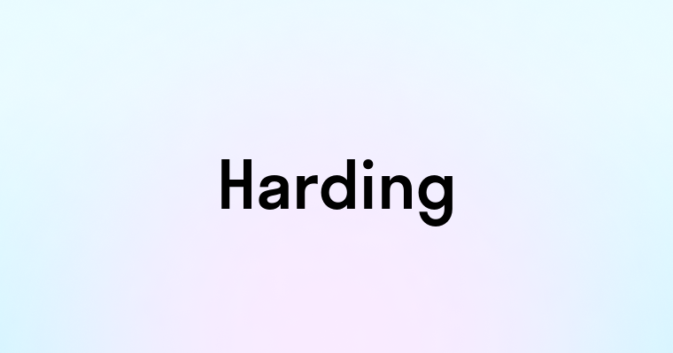 Harding