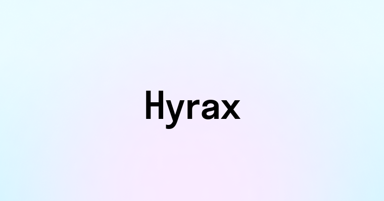 Hyrax