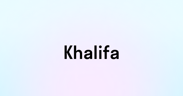 Khalifa