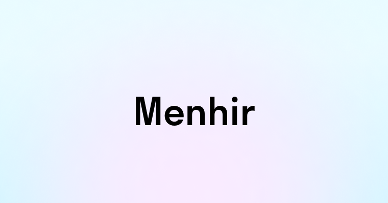 Menhir