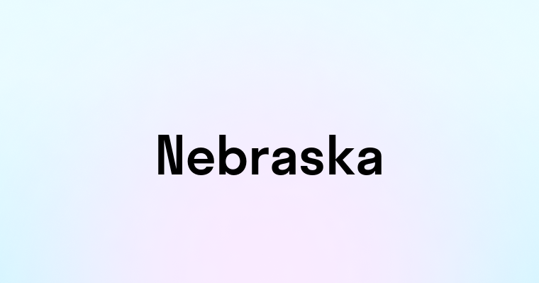 Nebraska