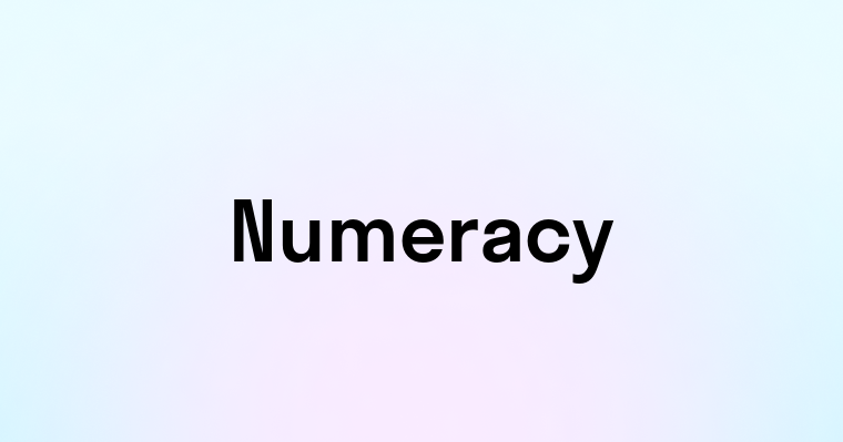 Numeracy