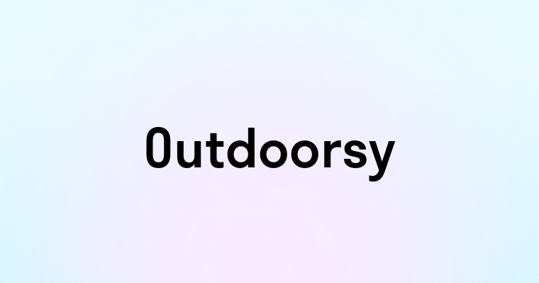 Outdoorsy