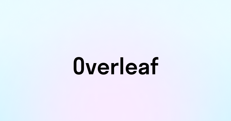 Overleaf