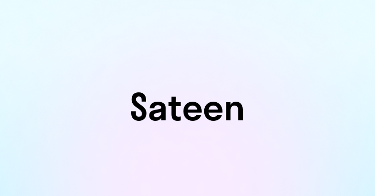 Sateen