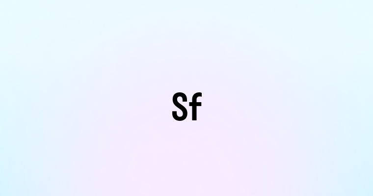 Sf