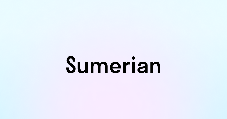 Sumerian