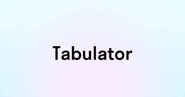 Tabulator