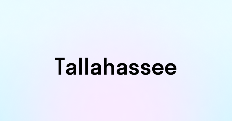 Tallahassee