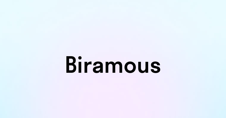 Biramous