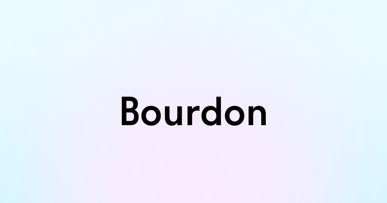 Bourdon