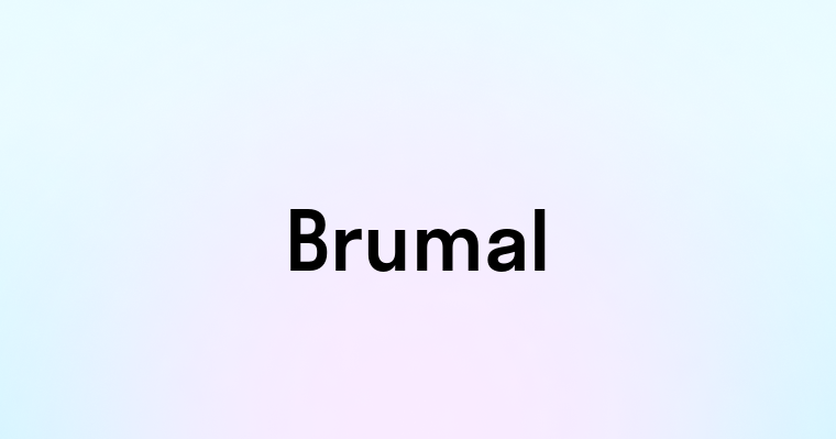 Brumal